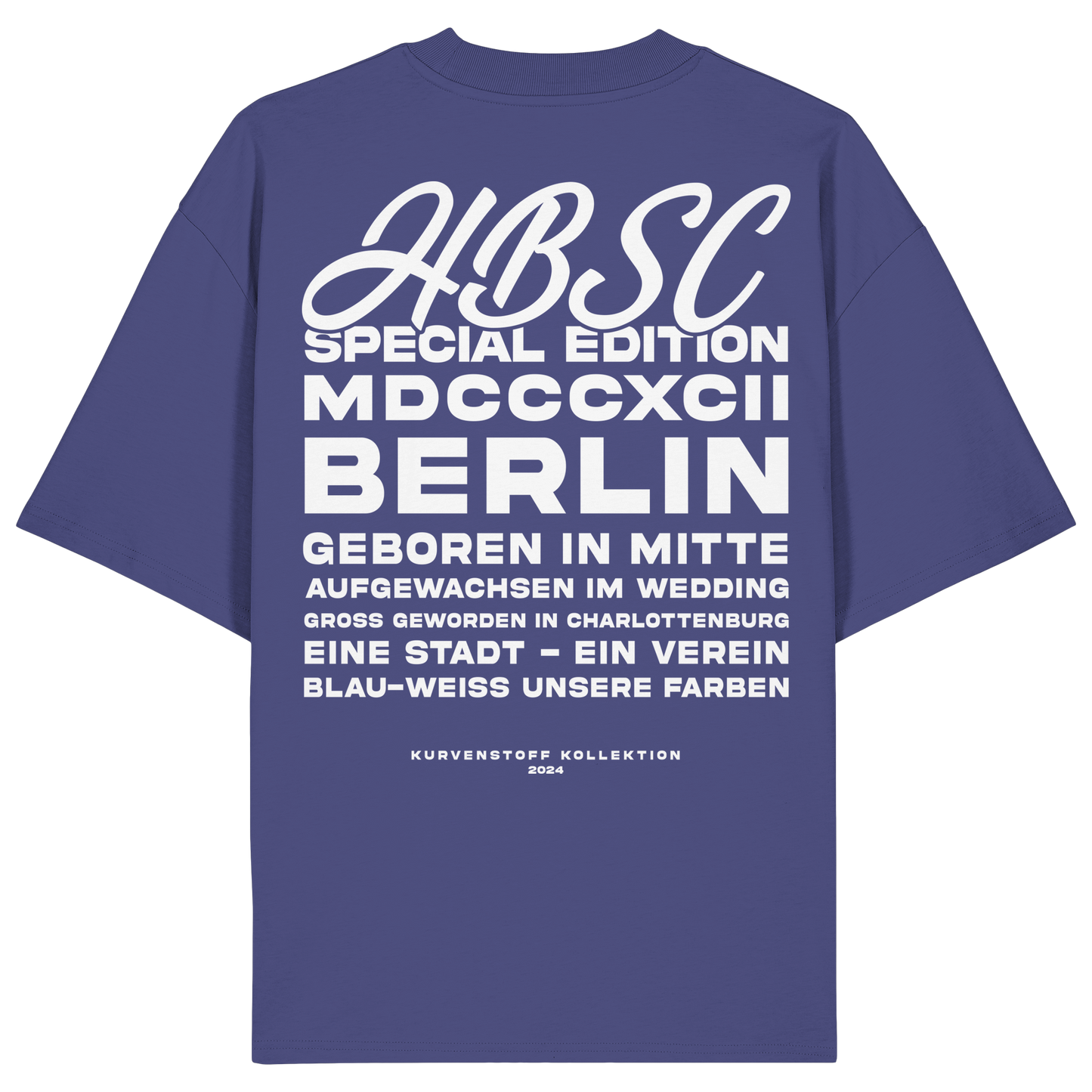 Geboren in Mitte - Oversized - Organic Oversize Shirt