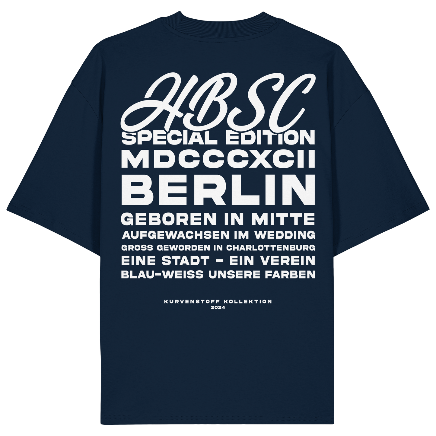 Geboren in Mitte - Oversized - Organic Oversize Shirt