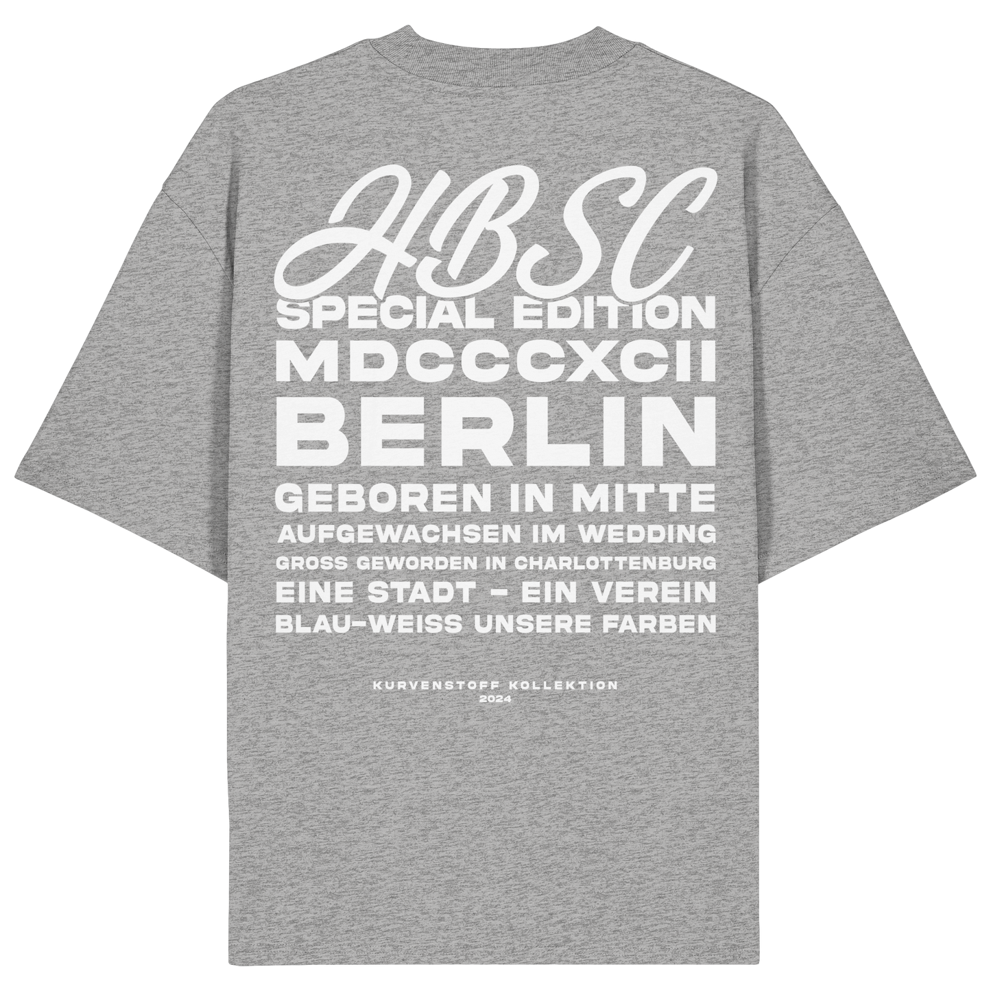 Geboren in Mitte - Oversized - Organic Oversize Shirt