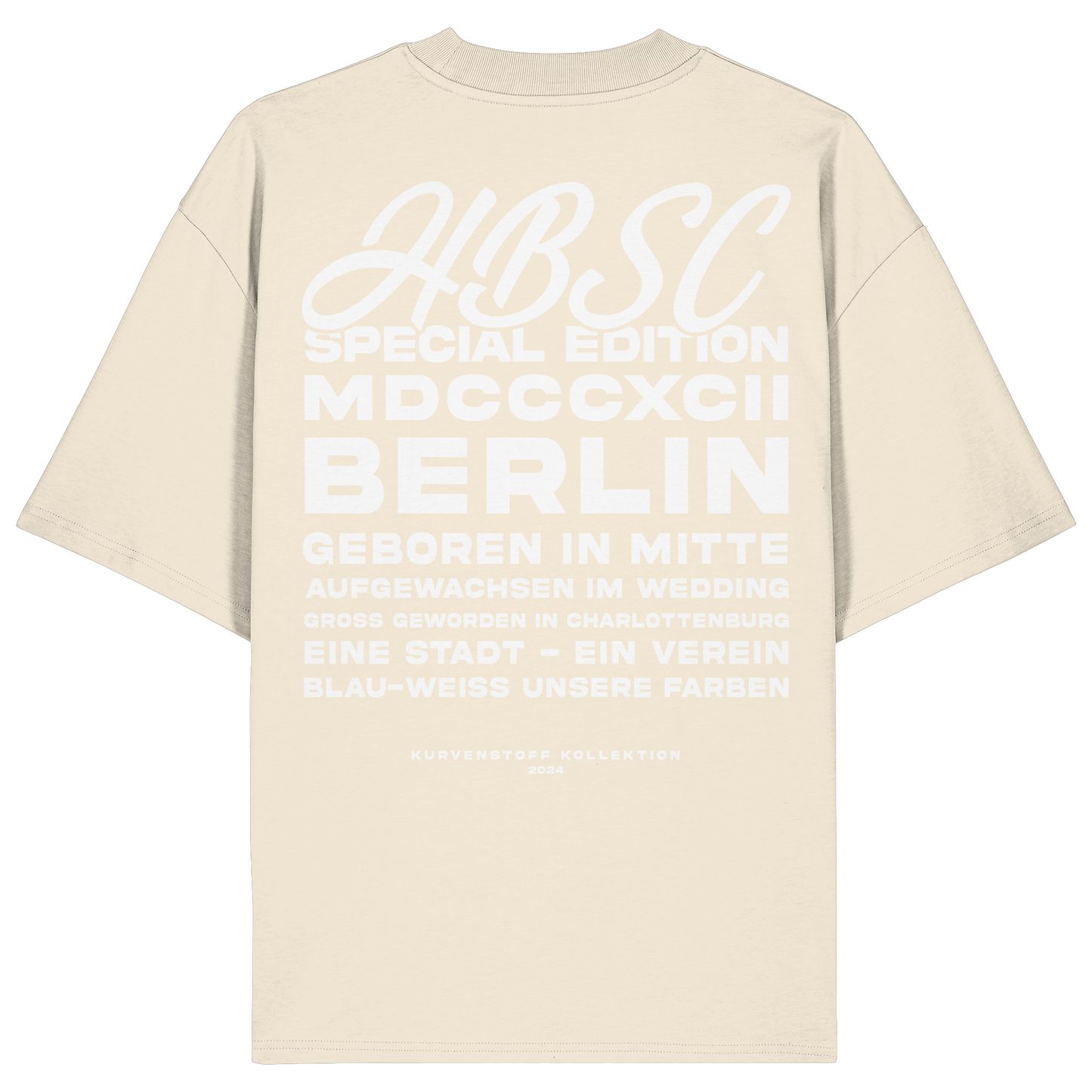 Geboren in Mitte - Oversized - Organic Oversize Shirt