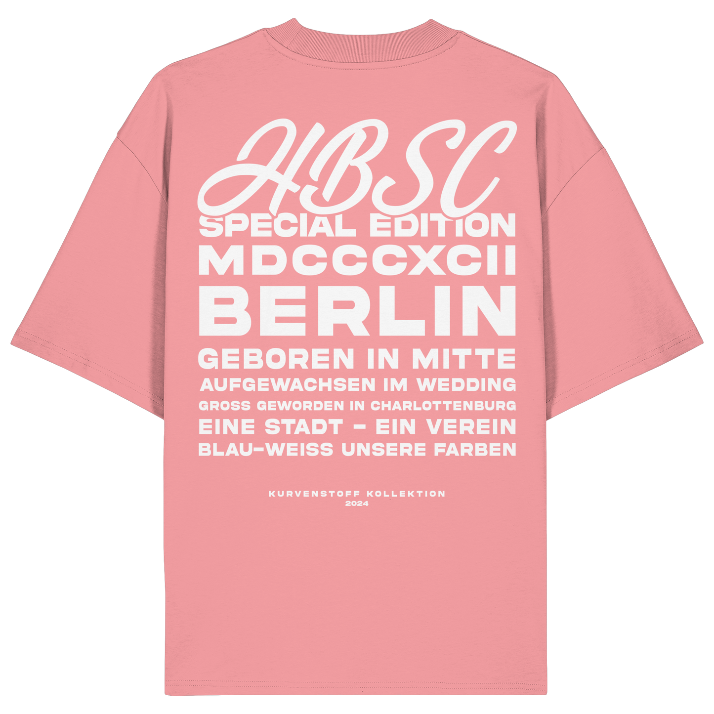 Geboren in Mitte - Oversized - Organic Oversize Shirt